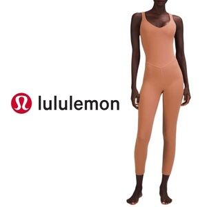 Lululemon Align Bodysuit 25" Dusty Clay - Size 4